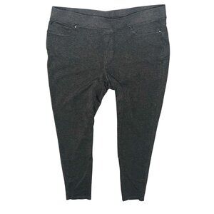 Womens Gray Stretch Work Leggings Sz XL Womens By Seven7 Gray with Pockets